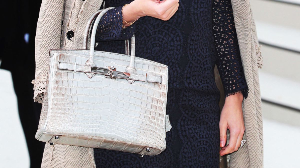 Trendy Woman Carrying Hermes Birkin Handbag Walks Huge Louis Vuitton –  Stock Editorial Photo © ChinaImages #245020452