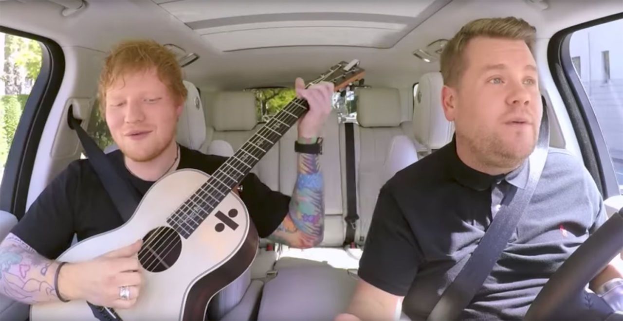 Ed Sheeran Carpool Karaoke Ed Sheeran Covers Justin Bieber and