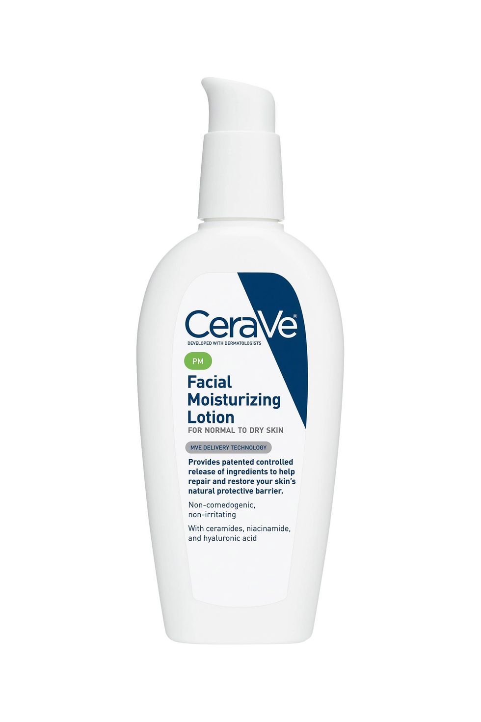 <p>I switched to mostly Cerave products for face and body lotion about a year ago and haven't looked back since. The price point is right and the stuff just works. I like the PM cream, which has a thinner formula that goes on lighter, versus the am which is thicker and has spf. I mix it with a little rose oil and I feel very fancy, like a beauty editor who knows things. — Leah Chernikoff, ELLE.com Editorial Director</p><p><em data-redactor-tag="em" data-verified="redactor">Cerave Moisturizing Facial Lotion PM,&nbsp;$8; <a href="https://www.amazon.com/CeraVe-Moisturizing-Facial-Lotion-Ounce/dp/B00365DABC?th=1">amazon.com</a></em></p>