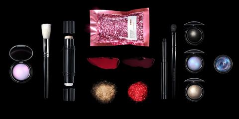 Brush, Pink, Product, Beauty, Cosmetics, Violet, Eye shadow, Eye, Material property, Lip gloss, 