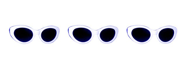 Eyewear, Sunglasses, Cobalt blue, Glasses, Automotive exhaust, Pipe, Electric blue, Goggles, Muffler, Font, 