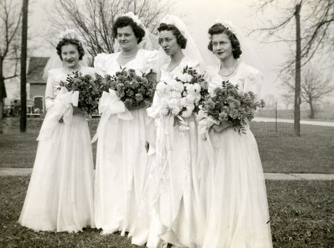 Wedding taken place around 1930.