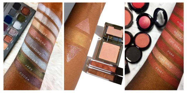 Makeup Swatches For Women Of Color
