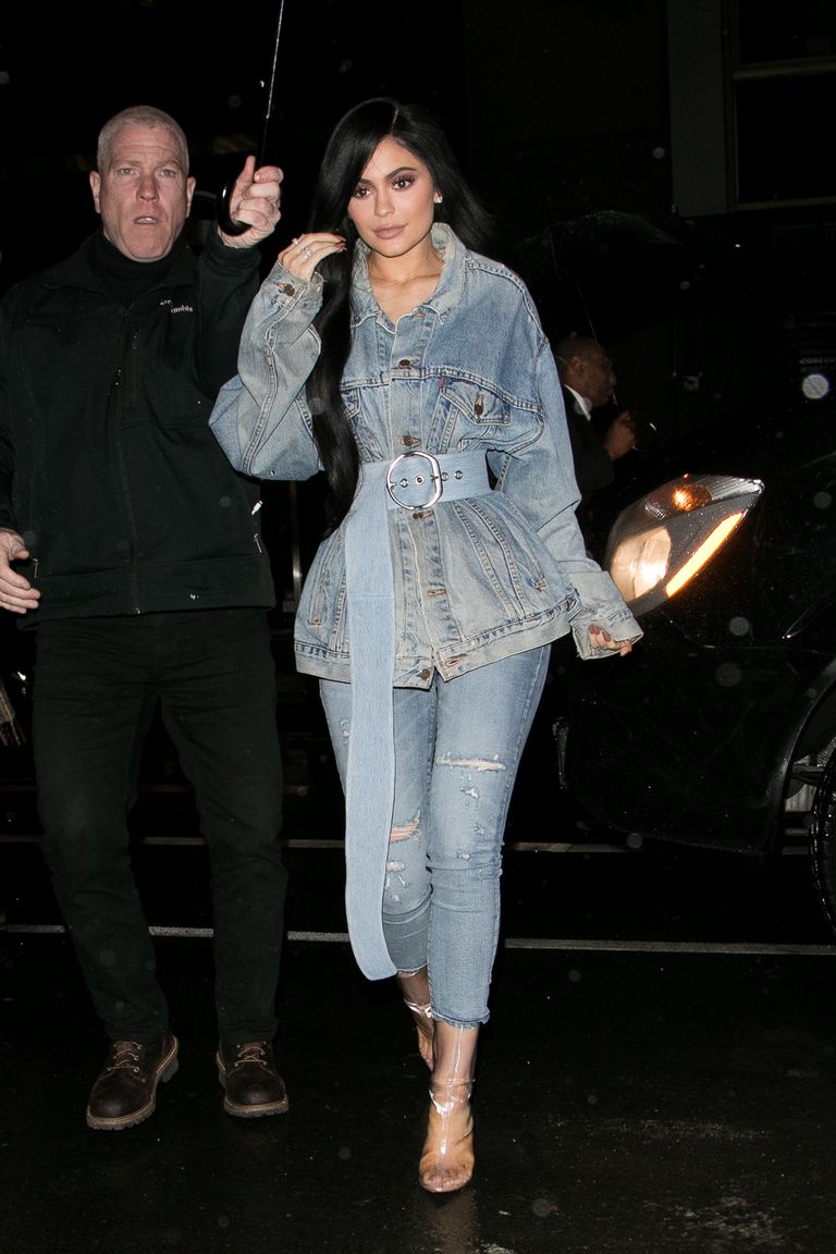 Kylie Jenner in Vetements for Reebok Sneakers - Kylie Jenner Fashion Photos