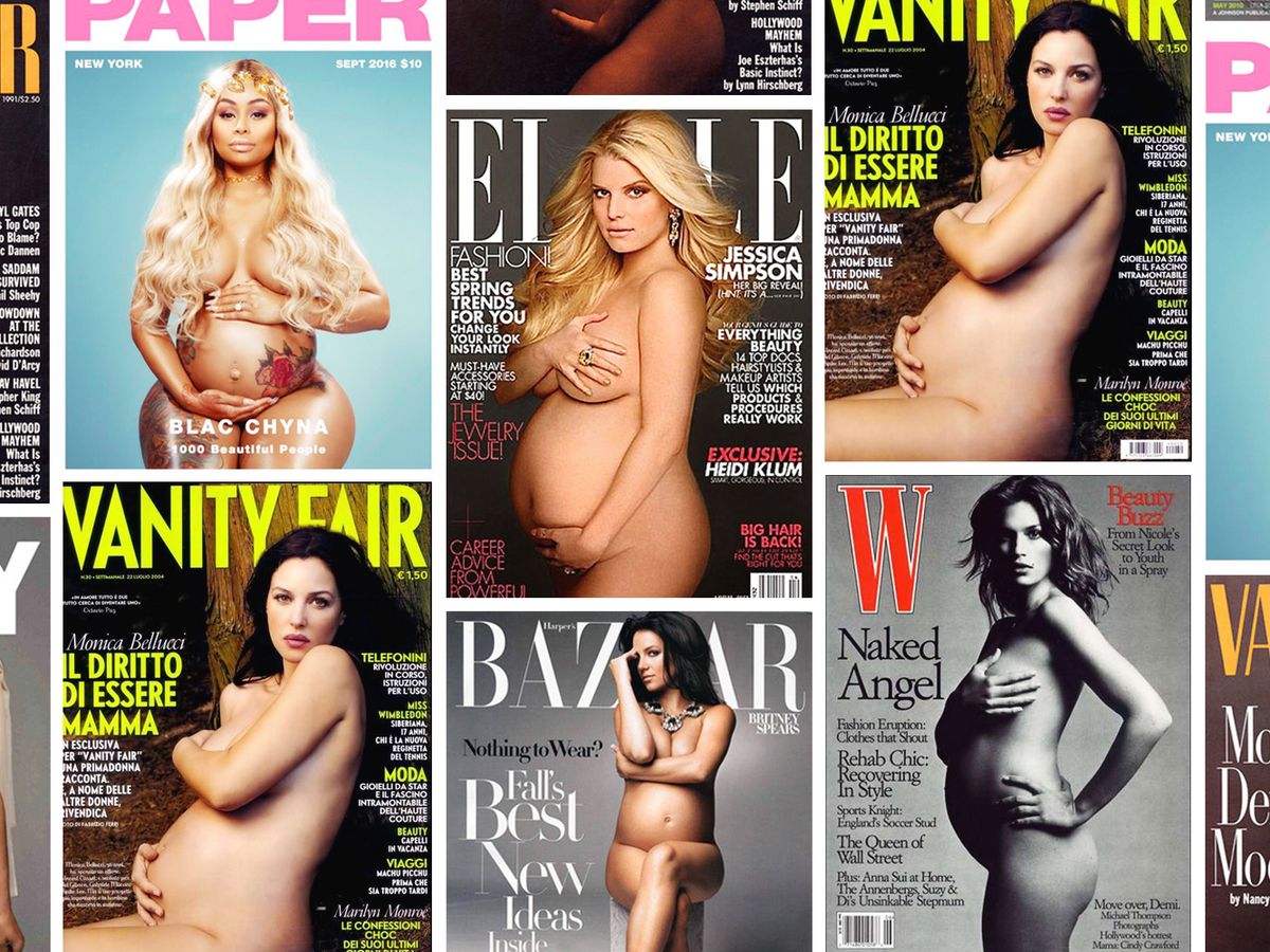 A History Of Naked, Pregnant Celebrities On Magazine Covers