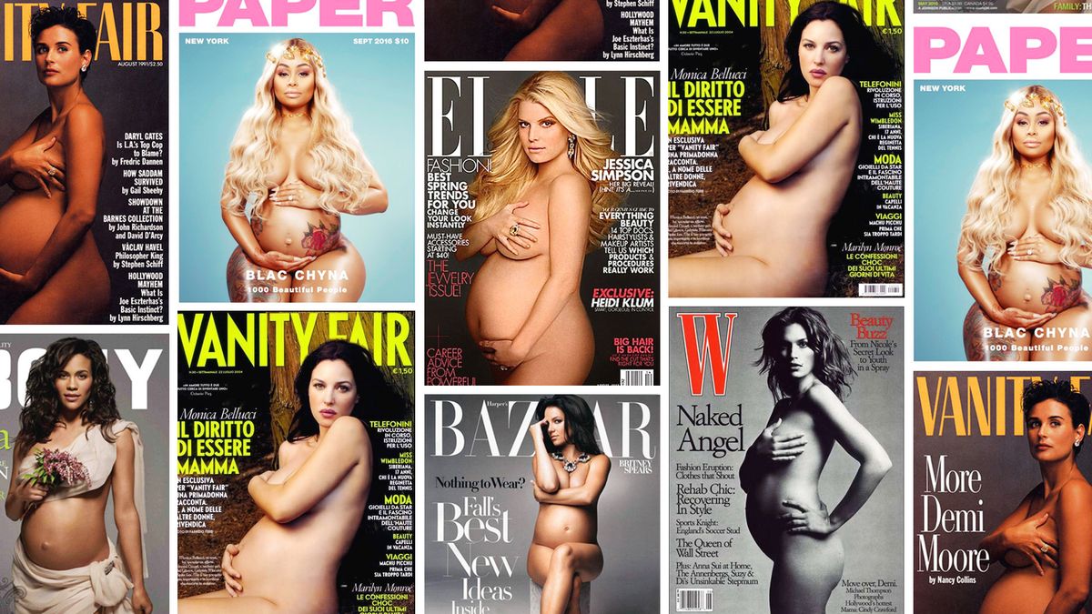 A History Of Naked, Pregnant Celebrities On Magazine Covers