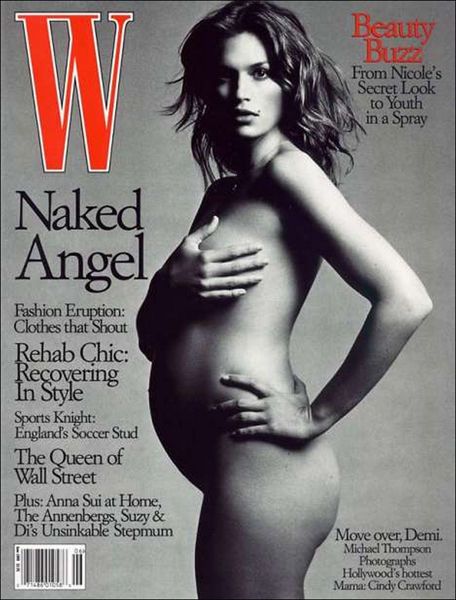 456px x 600px - A History Of Naked, Pregnant Celebrities On Magazine Covers