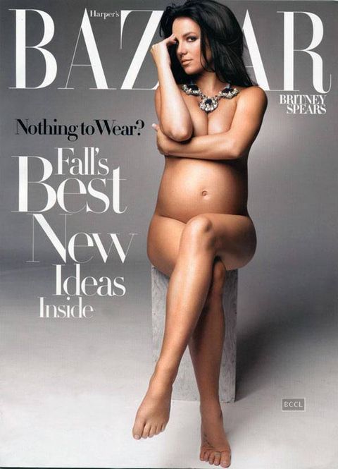 Bazaars Com Naked - A History Of Naked, Pregnant Celebrities On Magazine Covers