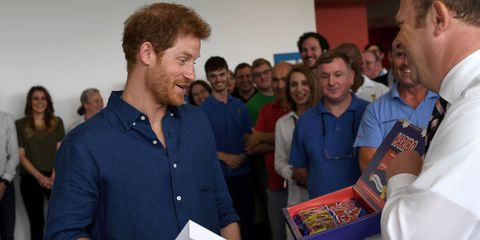 Prince Harry visited Haribo factory