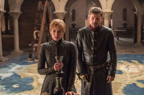 Cersei and Jaime Lannister on Game of Thrones