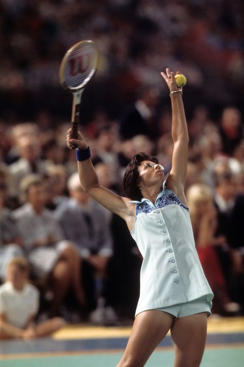 <p>In 1973, pros Billy Jean King and Bobby Riggs faced off&nbsp;in a tennis game that became known&nbsp;as "The Battle of the Sexes." Fifty&nbsp;million people in the U.S. and 90 million worldwide watched&nbsp;29-year-old King play&nbsp;against 55-year-old Riggs at the&nbsp;Houston Astrodome<span class="redactor-invisible-space" data-verified="redactor" data-redactor-tag="span" data-redactor-class="redactor-invisible-space">. At stake? A winner's prize of $100,000.&nbsp;</span>King made a stunning comeback&nbsp;after falling behind during the first set. She won all three sets, winning 6 to 3 in the third set. Female tennis plays are now more accepted, but similar "Battles of the Sexes" have taken place since King bested Riggs, including in 2013 when Chinese tennis pro&nbsp;Li Na beat&nbsp;Novak Djokovic 3-2.&nbsp;</p>