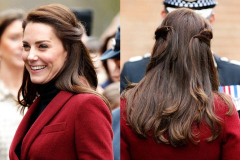 See Kate Middleton S New Hair Color From When She Dropped Princess Charlotte At School See Kate Middleton S New Hair Color From When She Dropped Princess Charlotte At School