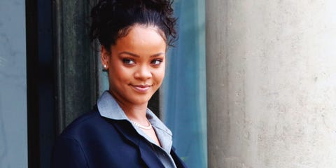 Image result for rihanna macron