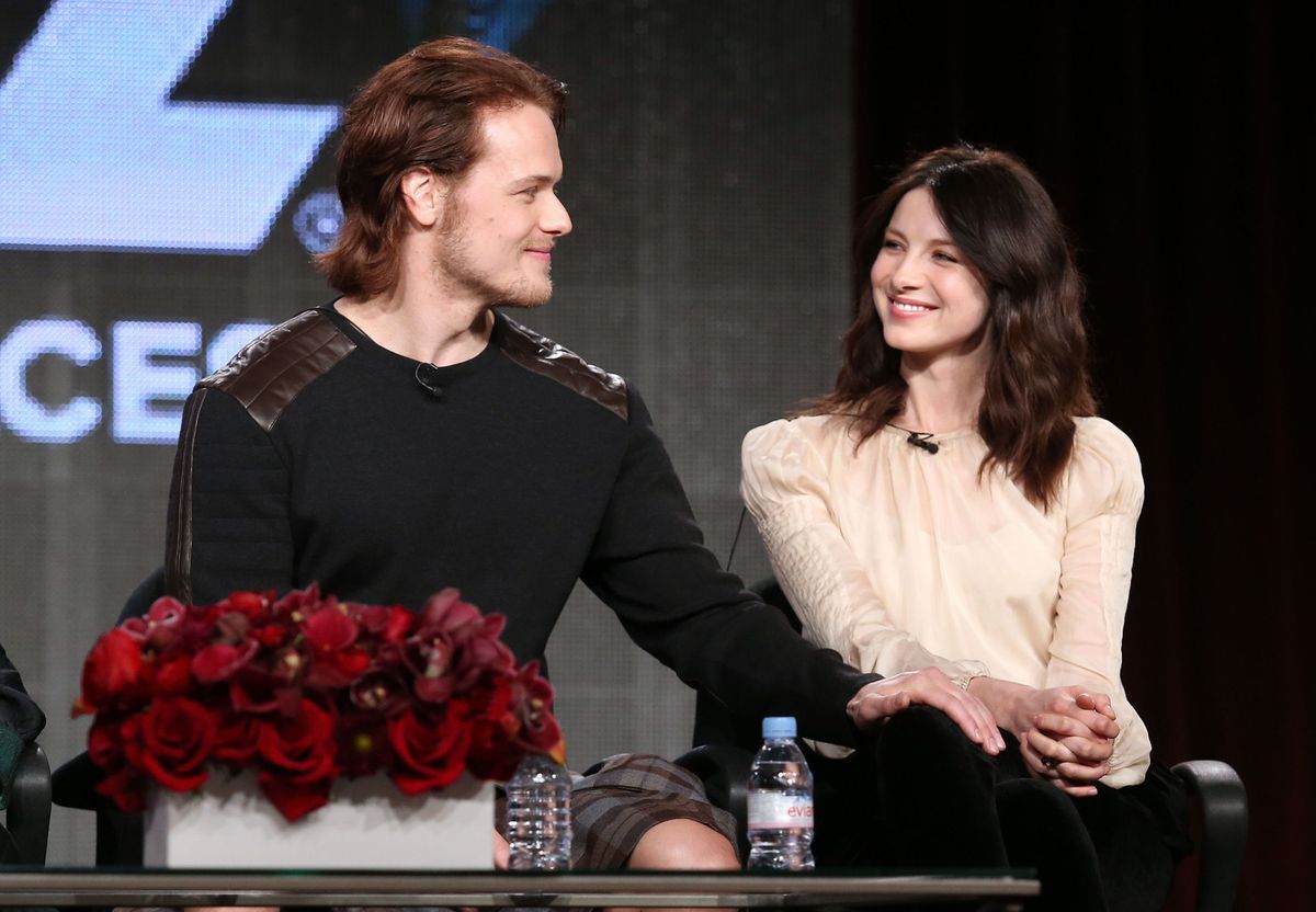 Outlander Stars Sam Heughan And Caitriona Balfe S Cutest Moments Are Sam Heughan And Caitriona