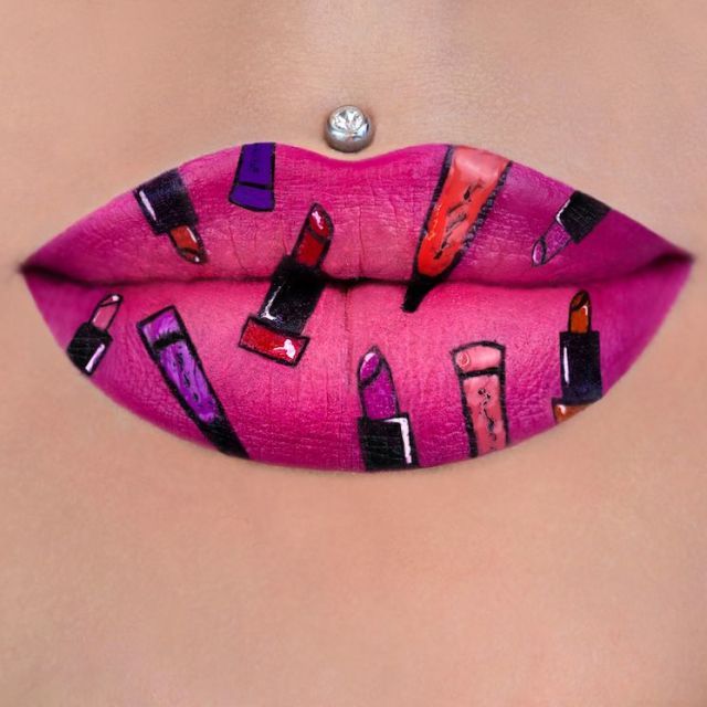 Pink, Lip, Purple, Violet, Magenta, Mouth, Material property, Fashion accessory, Jewellery, Nail, 