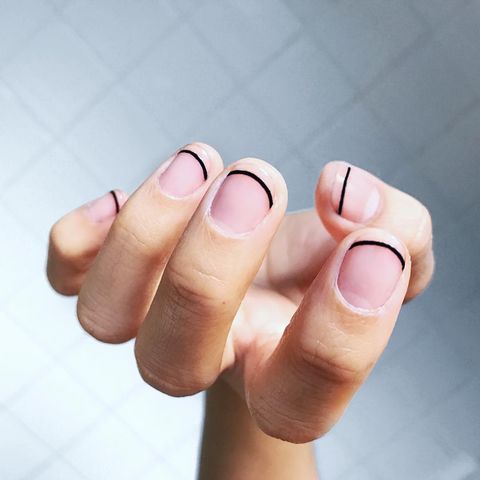 50 Amazing French Manicure Designs Cute French Nail Arts 2019