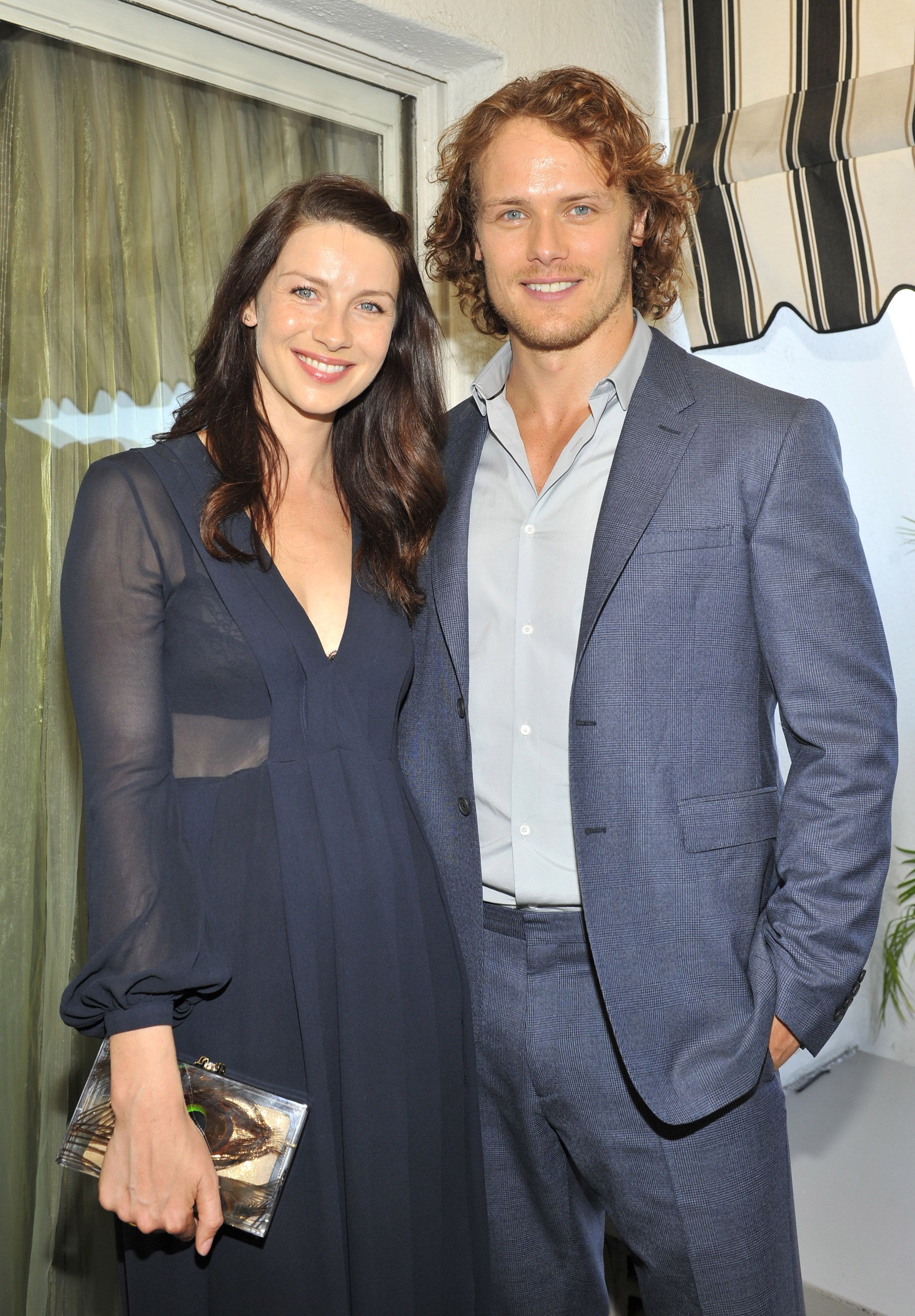 Sam Heughan Caitriona Balfe Model A Hopeless Romantic Who Ships Two