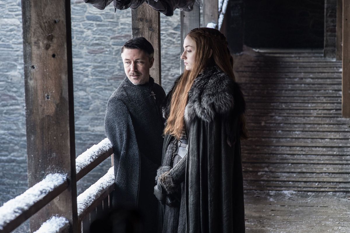 Sansa and Littlefinger on Game of Thrones