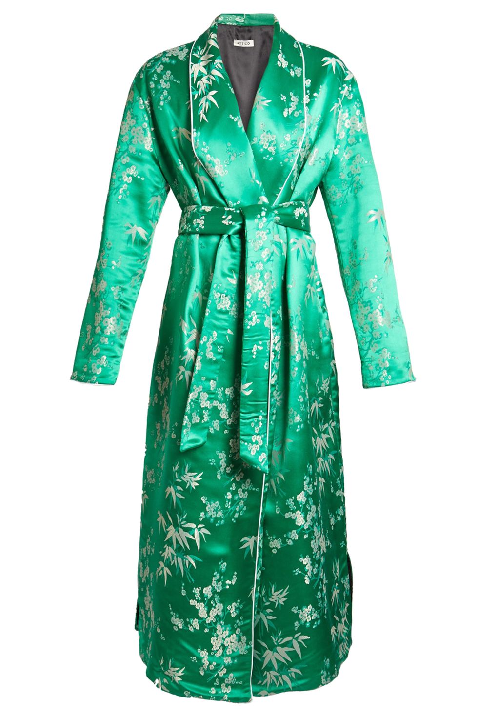 .com: emerald green silk robes
