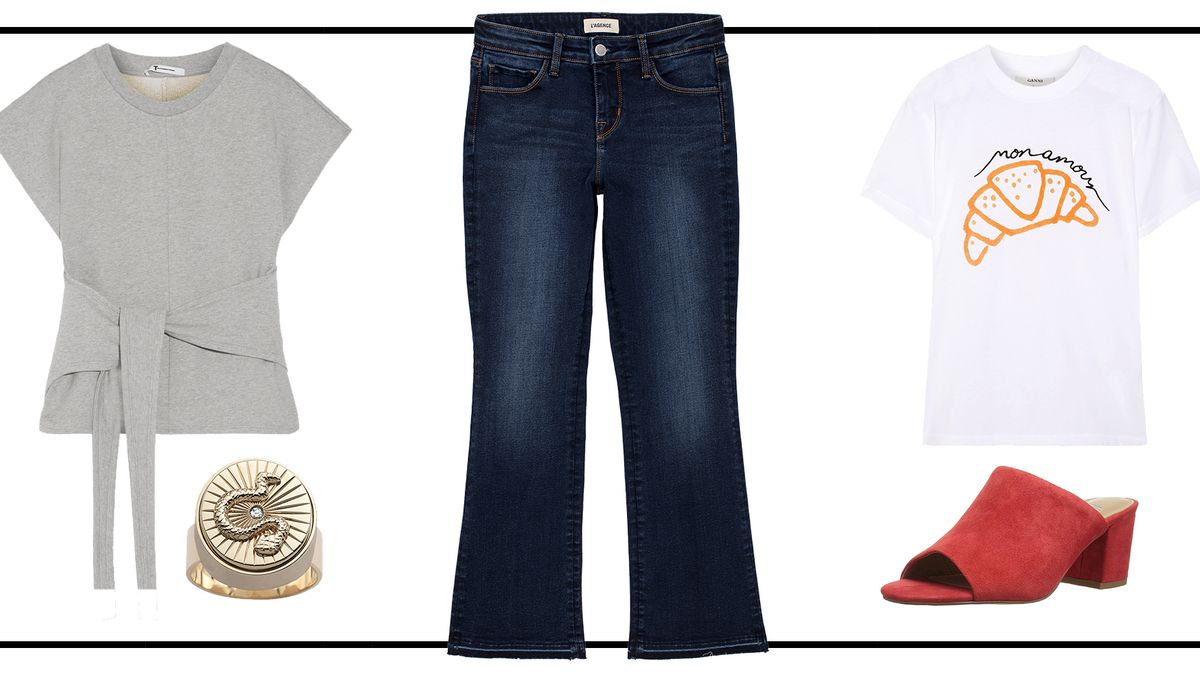 3 WAYS TO WEAR CROPPED FLARE JEANS - Emmy Lou Styles