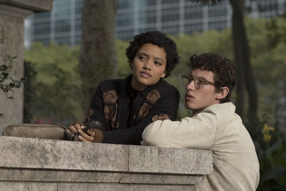 Kiersey Clemons and Callum Turner in 'The Only Living Boy in New York'