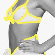 Clothing, Yellow, Shoulder, Arm, Sportswear, Joint, Muscle, Undergarment, Sleeve, Elbow, 