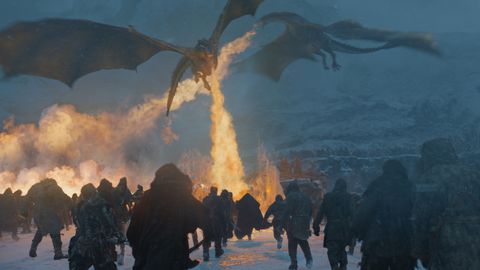 Dragons in Game of Thrones Beyond the Wall