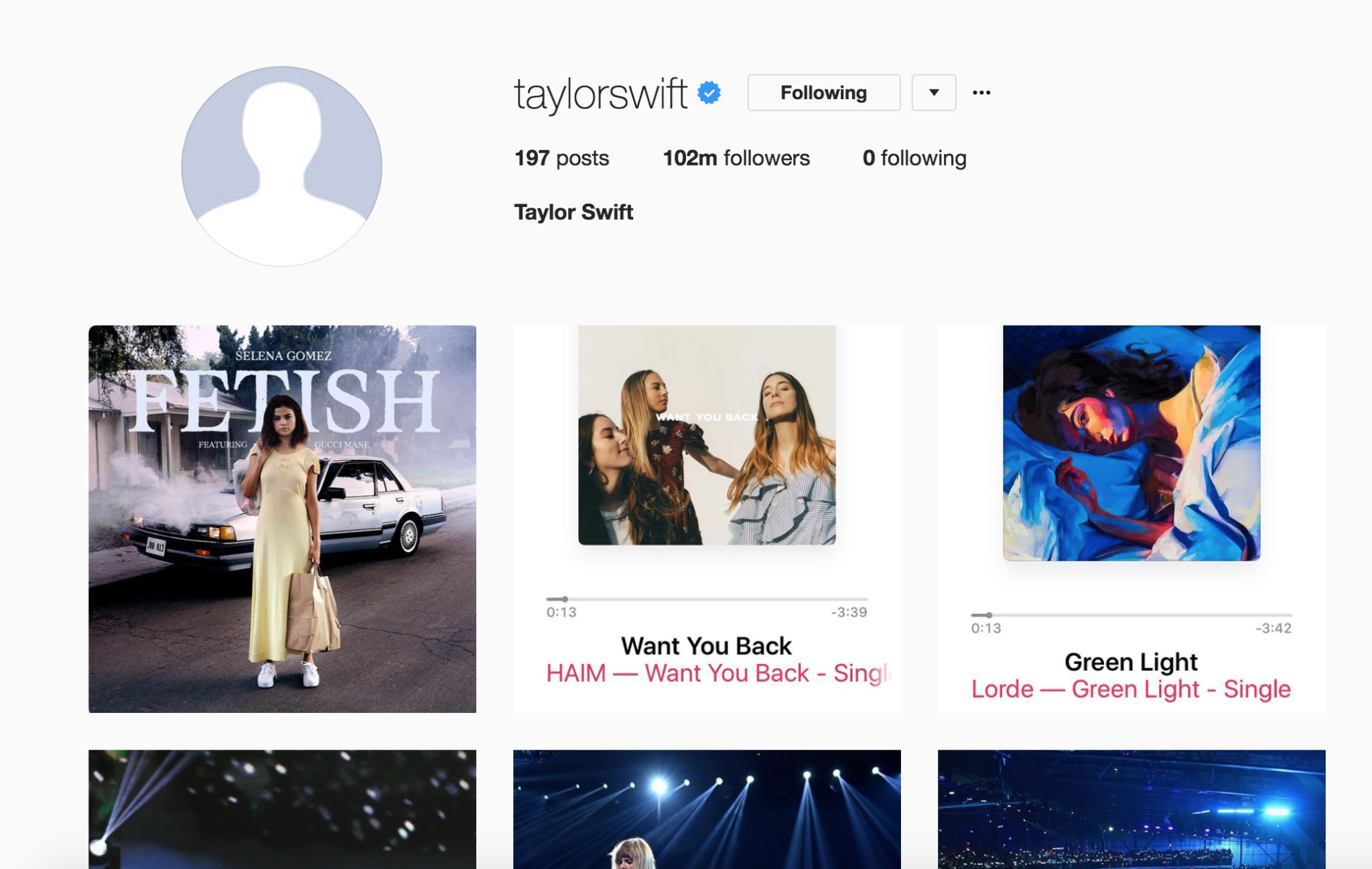 swift share custom text social media