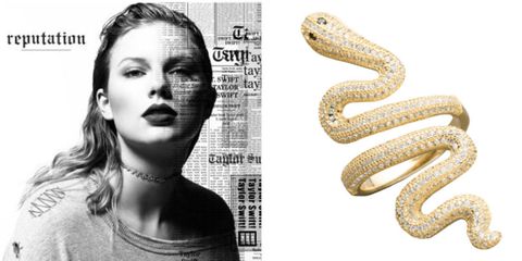 Taylor Swift snake-themed merch