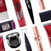 Product, Red, Beauty, Lip, Cosmetics, Pink, Gloss, Lip gloss, Material property, Brand, 
