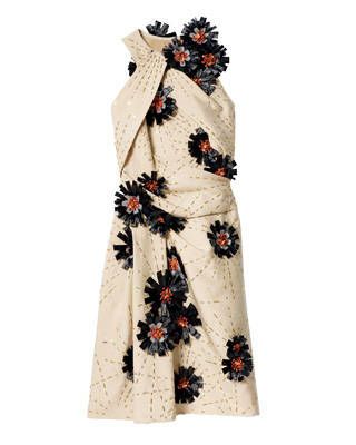 Carolina Herrera silk shantung dress