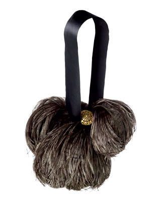 ostrich feather satchel balenciaga