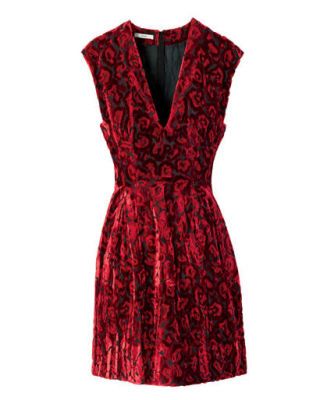 fall fashion - Prada velvet dress