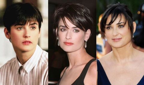 demi moore's hairstyles