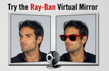 ray ban magic mirror