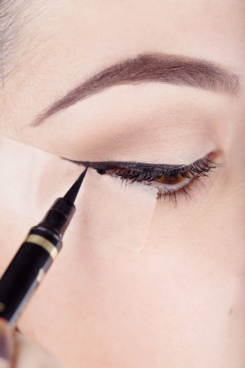 Liquid Eyeliner Tips Scotch Tape Tips To Perfect Your Liquid Eyeliner