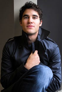 elle invite only glee s darren criss sang baby one more time at