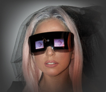 lady gaga in glasses