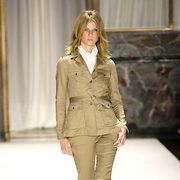 Brown, Sleeve, Shoulder, Khaki, Textile, Joint, Outerwear, Standing, Style, Collar, 