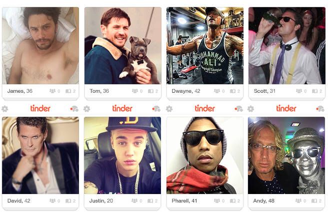 Tinder on male selfies What are