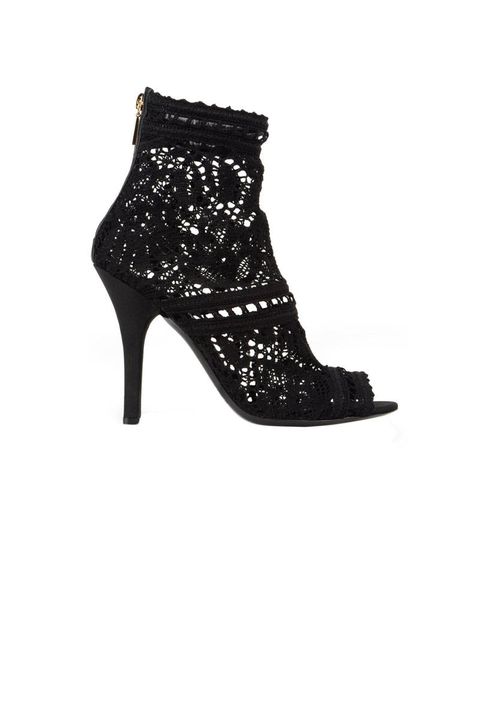dolce and gabbana lace ankle boot