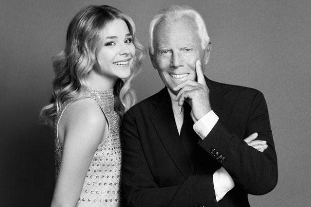 Giorgio Armani 40th Anniversary - Armani and Chloe Grace Moretz