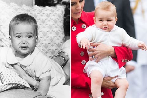 Prince George Looks Like Baby Prince William-Royal Family