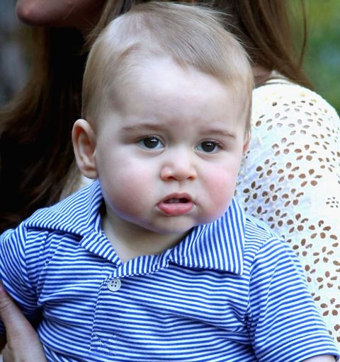 Prince George Meets Animals; Kate Sits Pretty in a Cockpit - Royals ...