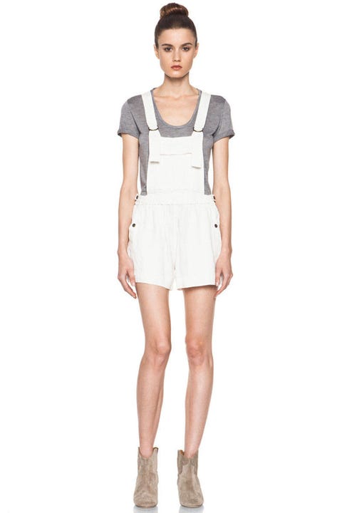 gold overalls