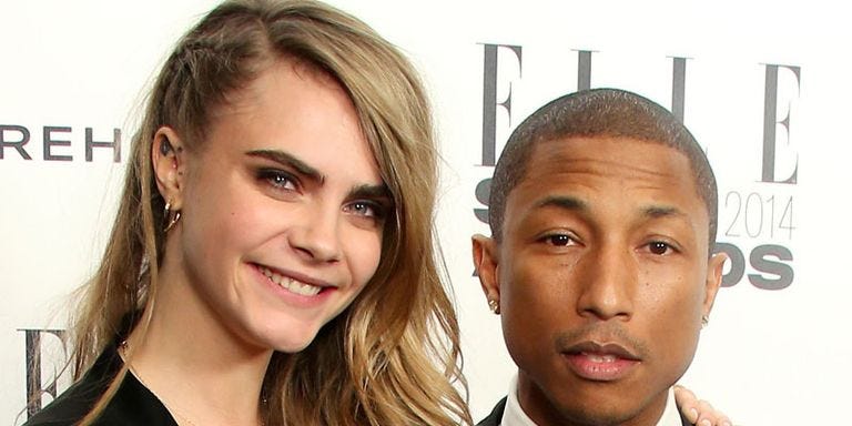 Cara Delevingne Is Reportedly Recording a Single With Pharrell Williams
