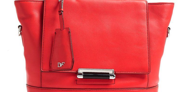 elle luggage red