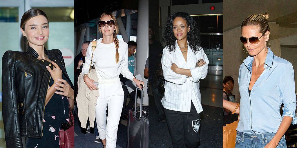 The Best Celebrity Airport Beauty Looks