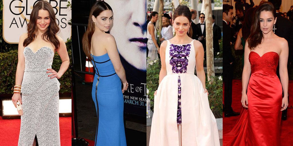 Emilia Clarke Best Carpet - of Thrones' Celebrity Fashion