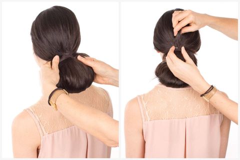 Brown, Hairstyle, Shoulder, Style, Hair accessory, Fashion accessory, Wrist, Back, Long hair, Fashion, 